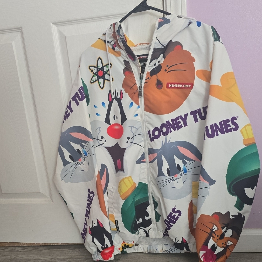 Members Only Looney Tunes Graphic Jacket